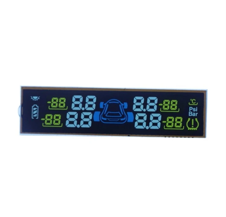 hight brightness custom digital DFSTN lcd module for automobile tire pressure