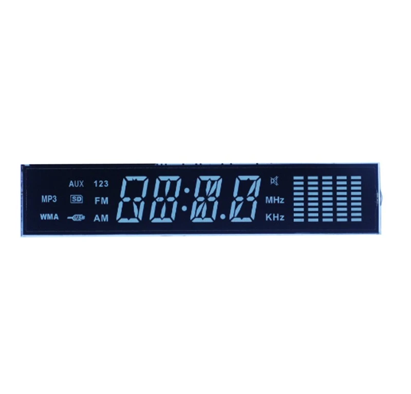 custom segment VA lcd module for automobile audio system custom segment VA lcd module for automobile audio system