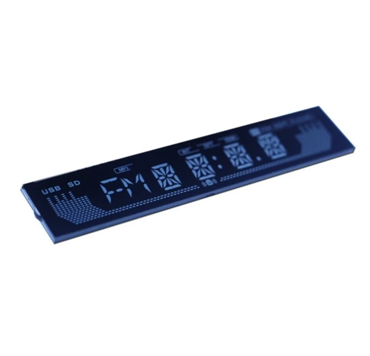 custom segment VA lcd module for FM radio car Mp3 audio player